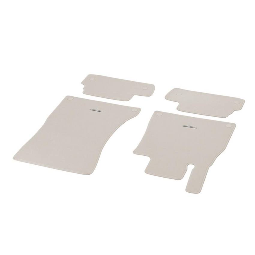 Mercedes Floor Mat Set - Front and Rear (Carpet) (Beige) 21768027011C45